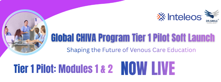 Global CHIVA Program Tier 1 pilot soft launch announcement featuring program modules and enrollment information.