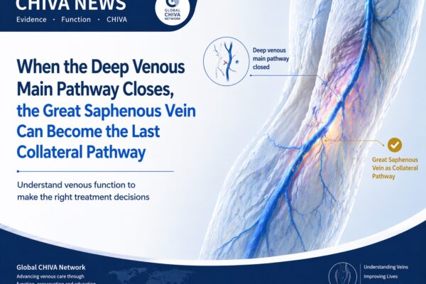 When the Main Deep Venous Pathway Is Closed, the Great Saphenous Vein May Become the Last Compensatory Channel