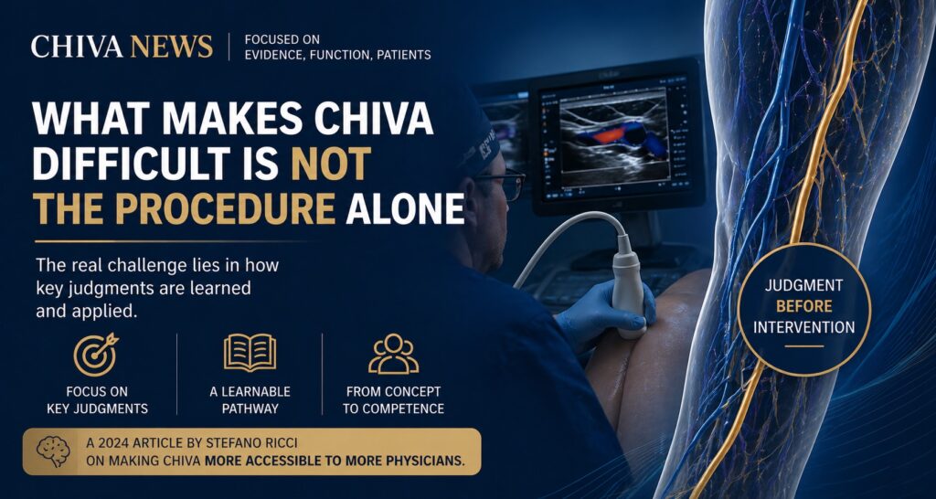 What Makes CHIVA Difficult Is Not the Procedure Alone