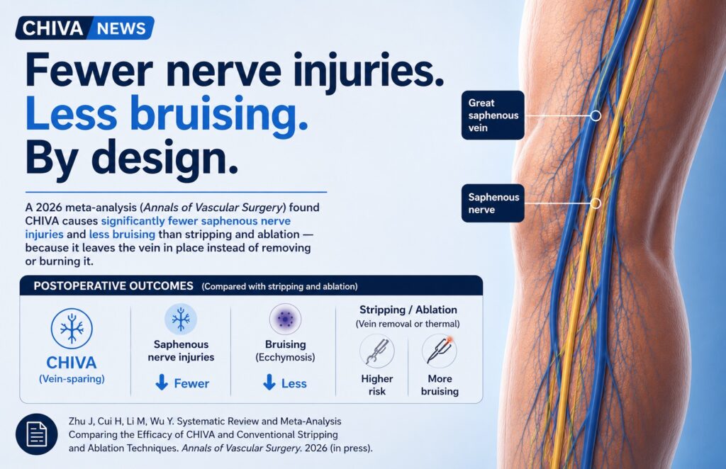CHIVA, Stripping, and Endovenous Ablation: A Comparison of Nerve-Injury Risk