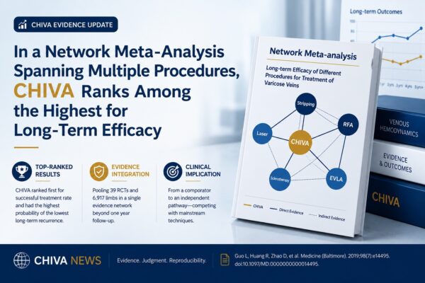 In a Network Meta-Analysis Spanning Multiple Procedures, CHIVA Ranks Among the Highest for Long-Term Efficacy