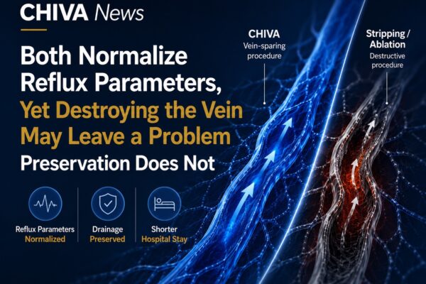 Both Normalize Reflux Parameters, Yet Destroying the Vein May Leave a Problem Preservation Does Not