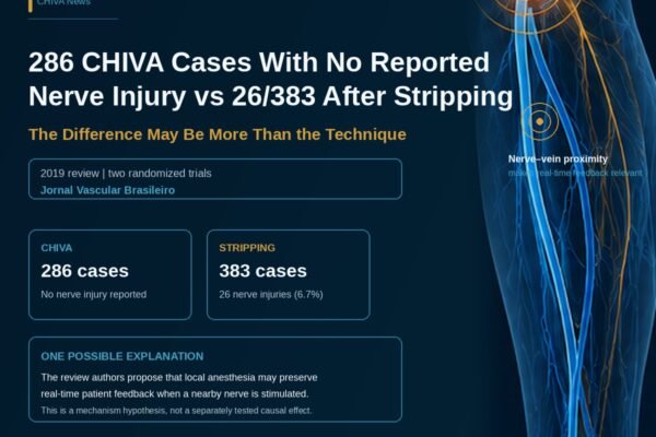 286 CHIVA Procedures with No Reported Nerve Injury, 26 of 383 After Stripping: The Difference May Not Lie in the Technique Alone